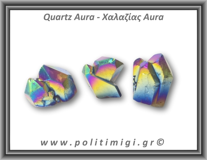 Χαλαζίας Aura Τιτανίου Σύμπλεγμα 26-30gr 3,5-5,5cm