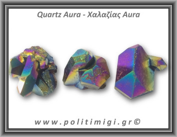 Χαλαζίας Aura Τιτανίου Σύμπλεγμα 56-60gr 4,5-7cm