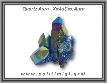 Χαλαζίας Aura Τιτανίου Σύμπλεγμα 80gr 7x6,5cm