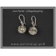 Πυρίτης Ακατέργαστος Σκουλαρίκια 013 8,32gr 1,4cm Ασήμι 925