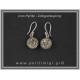 Πυρίτης Ακατέργαστος Σκουλαρίκια 015 6,68gr 1,4cm Ασήμι 925