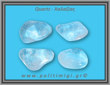 Χαλαζίας Διάφανος Βότσαλο Large 15-30gr 2-4cm