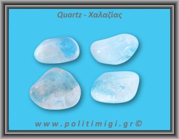 Χαλαζίας Διάφανος Βότσαλο Large 15-30gr 2-4cm
