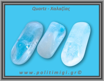 Χαλαζίας Διάφανος Βότσαλο XLarge 31-50gr 3-5cm