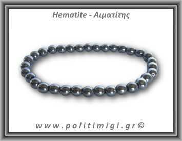 Αιματίτης Βραχιόλι 5mm