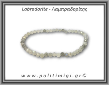 Λαμπραδορίτης Ταγιέ Βραχιόλι 3mm