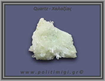 Χαλαζίας Σύμπλεγμα Λευκός 132,9gr 9x5cm