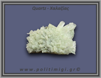 Χαλαζίας Σύμπλεγμα Λευκός 164,8gr 8x3cm