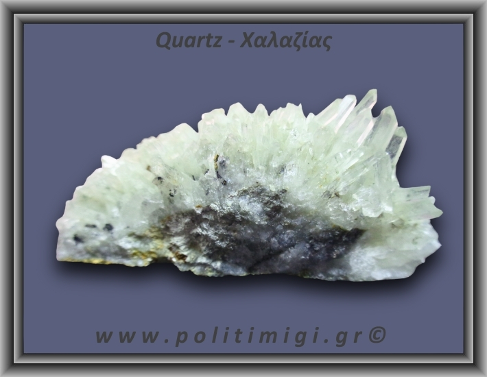 Χαλαζίας Σύμπλεγμα Λευκός 164,8gr 8x3cm