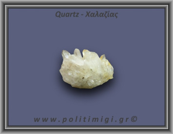 Χαλαζίας Σύμπλεγμα Λευκός 19,2gr 4x2cm