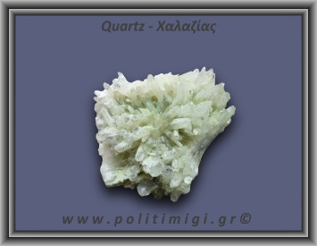 Χαλαζίας Σύμπλεγμα Λευκός 202,6gr 10x6cm