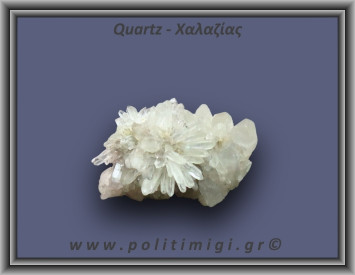 Χαλαζίας Σύμπλεγμα Λευκός 25,6gr 4x2cm