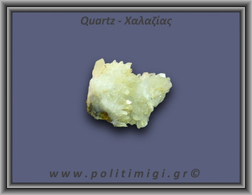 Χαλαζίας Σύμπλεγμα Λευκός 80,5gr 5x3cm