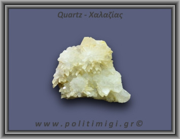 Χαλαζίας Σύμπλεγμα Λευκός 80,5gr 5x3cm