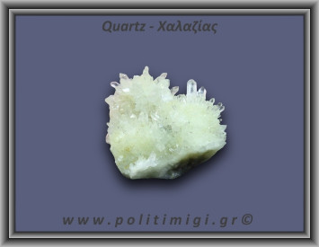 Χαλαζίας Σύμπλεγμα Λευκός 81,8gr 6x4cm