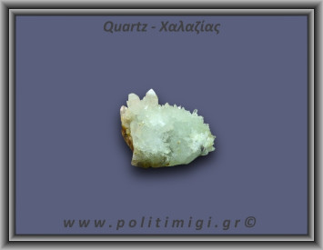 Χαλαζίας Σύμπλεγμα Λευκός 94,6gr 6x2cm
