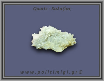 Χαλαζίας Σύμπλεγμα Λευκός 98,5gr 5x4cm