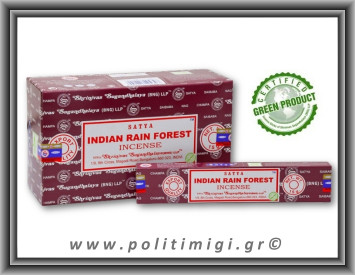 Αυθεντικά Ινδικά Αρωματικά Sticks Satya - Indian Rain Forest Green