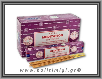 Αυθεντικά Ινδικά Αρωματικά Sticks Satya - Meditation