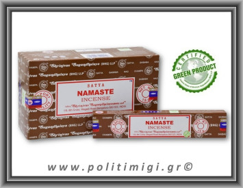 Αυθεντικά Ινδικά Αρωματικά Sticks Satya - Namaste Green