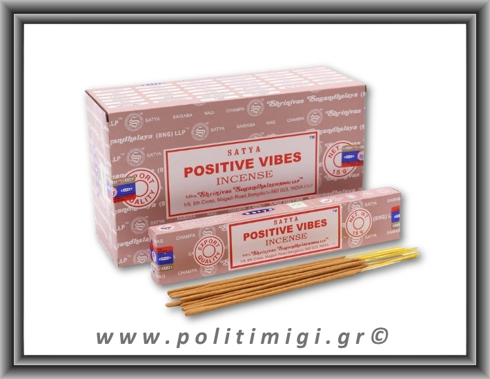 Αυθεντικά Ινδικά Αρωματικά Sticks Satya - Positive Vibes