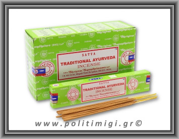 Αυθεντικά Ινδικά Αρωματικά Sticks Satya - Traditional Ayurveda 