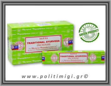 Αυθεντικά Ινδικά Αρωματικά Sticks Satya - Traditional Ayurveda Green