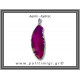 Αχάτης Φούξια Μενταγιόν Φέτα 7,08gr 5,3cm 