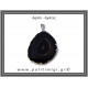 Αχάτης Μαύρος Μενταγιόν Φέτα 11,62gr 4,6cm 