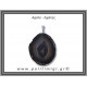 Αχάτης Μαύρος Μενταγιόν Φέτα 12,52gr 4,6cm 