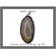 Αχάτης Μαύρος Μενταγιόν Φέτα 14,2gr 5,8cm 
