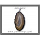 Αχάτης Μαύρος Μενταγιόν Φέτα 14,2gr 5,8cm 