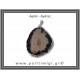Αχάτης Μαύρος Μενταγιόν Φέτα 14,68gr 4,7cm 