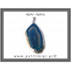 Αχάτης Μπλε Μενταγιόν Φέτα 10,88gr 5,2cm 