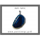 Αχάτης Μπλε Μενταγιόν Φέτα 11,6gr 4,6cm 