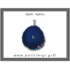 Αχάτης Μπλε Μενταγιόν Φέτα 11,94gr 4,4cm 