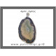 Αχάτης Γκρι Μπλε Μενταγιόν Φέτα 14,05gr 5,7cm 