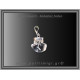 Χαλαζίας Διάφανος Faden Μενταγιόν 2,07gr 1,8cm