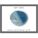 Αχάτης Μπλε Φέτα 164gr 7,5x6,5cm