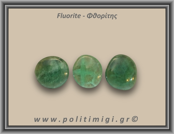 Σμαραγδίτης Φθορίτης Πράσινος Palm Stone 19-24gr 3,5cm