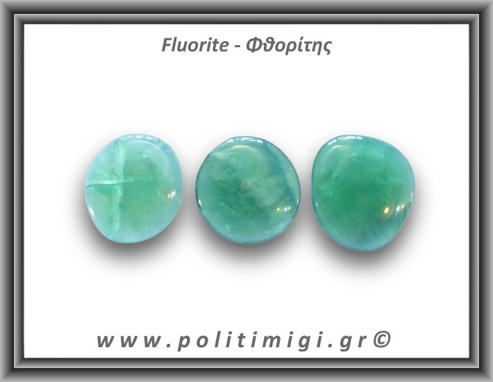 Σμαραγδίτης Φθορίτης Πράσινος Palm Stone 19-24gr 3,5cm