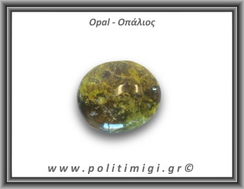 Οπάλιος Πράσινος Palm Stone 118gr 6x5cm