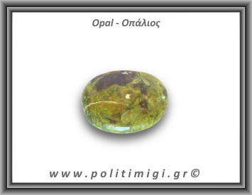 Οπάλιος Πράσινος Palm Stone 94gr 5,5x4,3cm