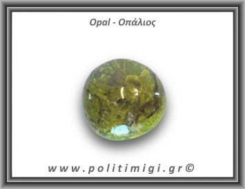 Οπάλιος Πράσινος Palm Stone 96gr 4,5x4,5cm