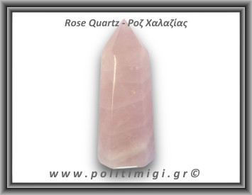 Ροζ Χαλαζίας Οβελίσκος 405gr 12x4,2cm