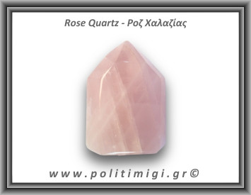 Ροζ Χαλαζίας Οβελίσκος 536gr 7,1x2,5cm