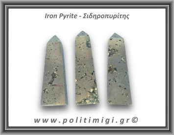 Πυρίτης Σιδηροπυρίτης Οβελίσκος 101-105gr 6,5-7,5cm
