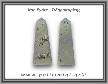 Πυρίτης Σιδηροπυρίτης Οβελίσκος 141-145gr 8cm