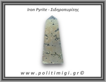 Πυρίτης Σιδηροπυρίτης Οβελίσκος 194,3gr 8x3cm