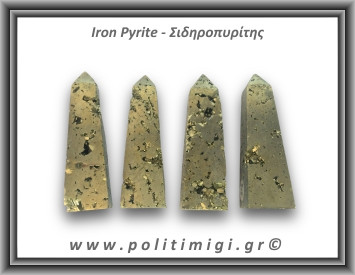 Πυρίτης Σιδηροπυρίτης Οβελίσκος 76-80gr 6,5-7cm